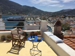 Agapi Nefeli artisthouse roofterrace island sea view